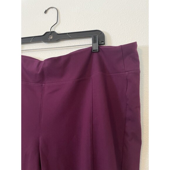 Avenue Plus Size 26/28 Purple Eggplant Soft - Picture 3 of 4